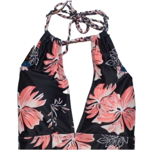 Women's Floral Ruched Bathing Suit - Picture 6 of 16